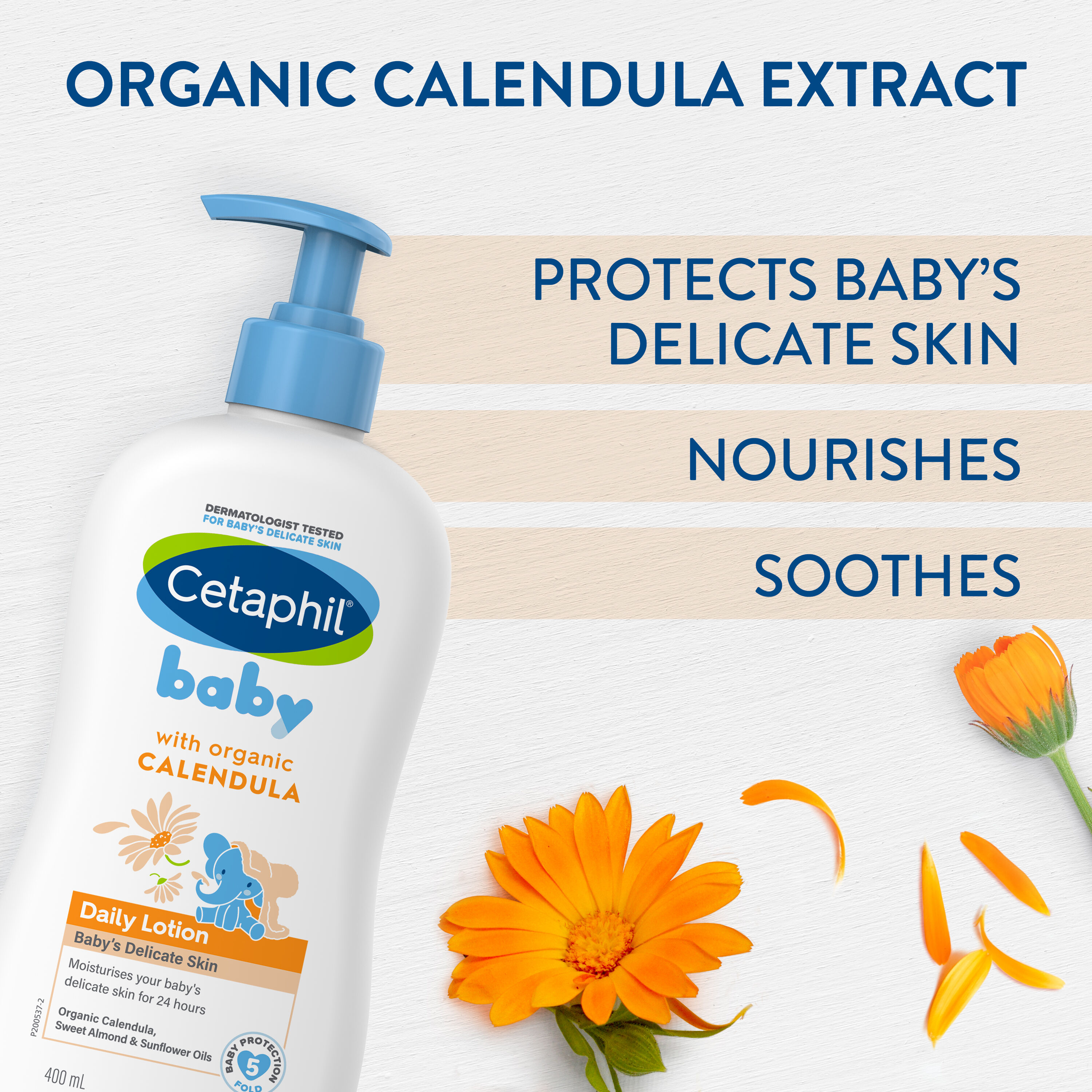 Baby Daily Lotion with Organic Calendula