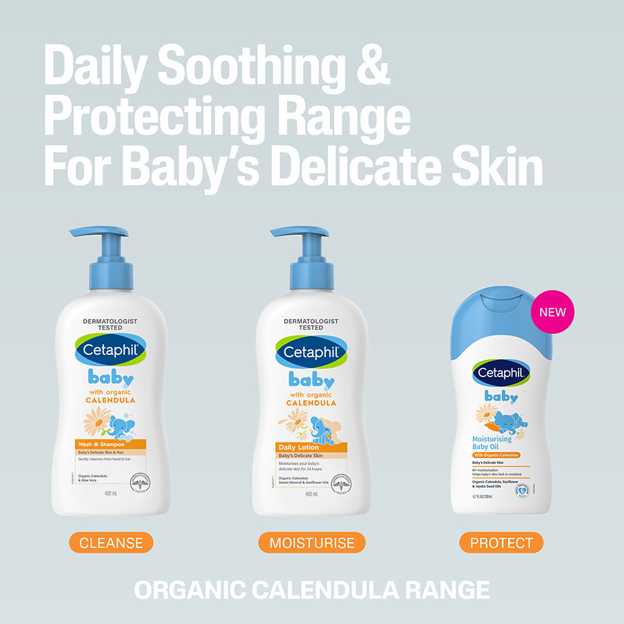 Moisturising Baby Oil With Organic Calendula