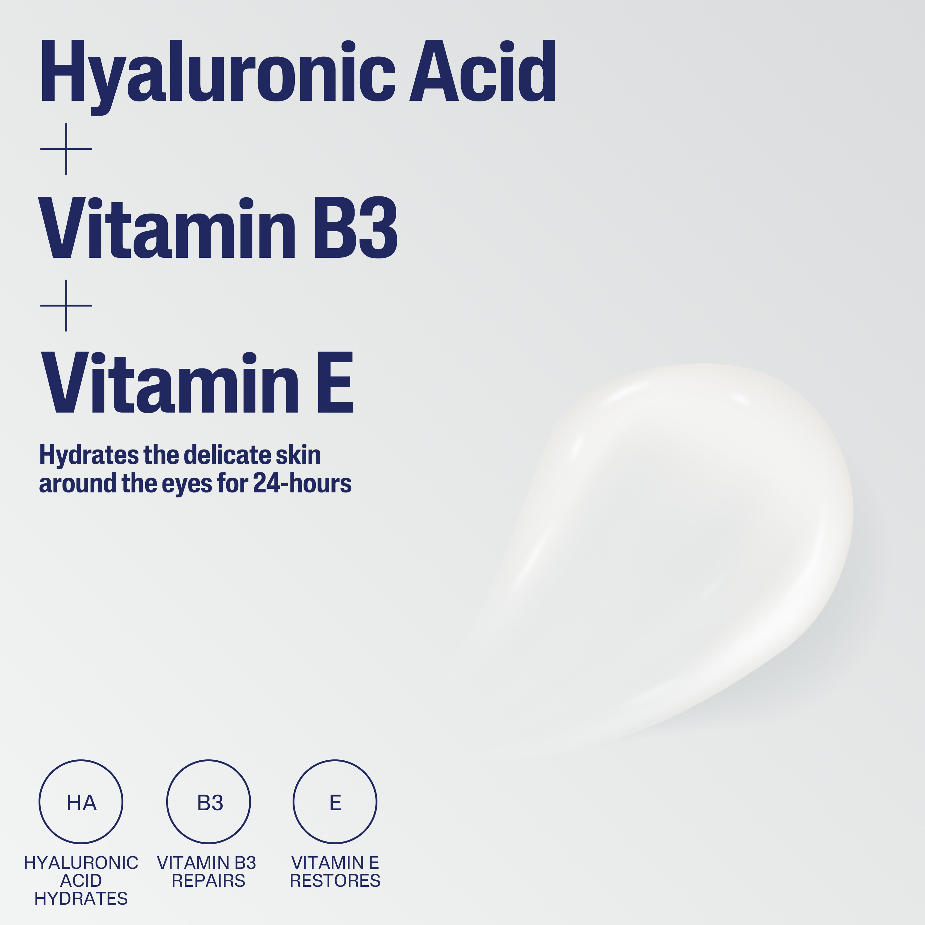 Hydrating Eye Cream Serum with Hyaluronic Acid