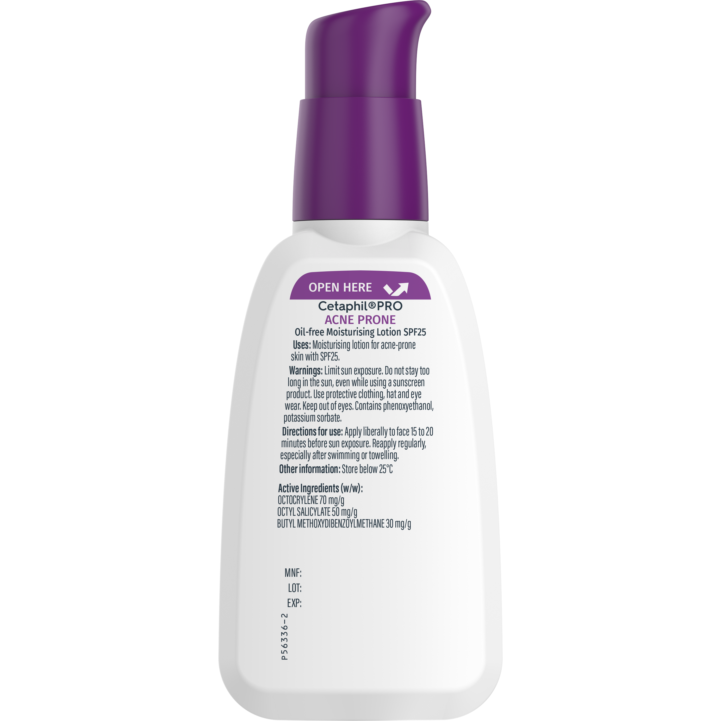 PRO Acne Prone Oil-free Facial Moisturising Lotion SPF25